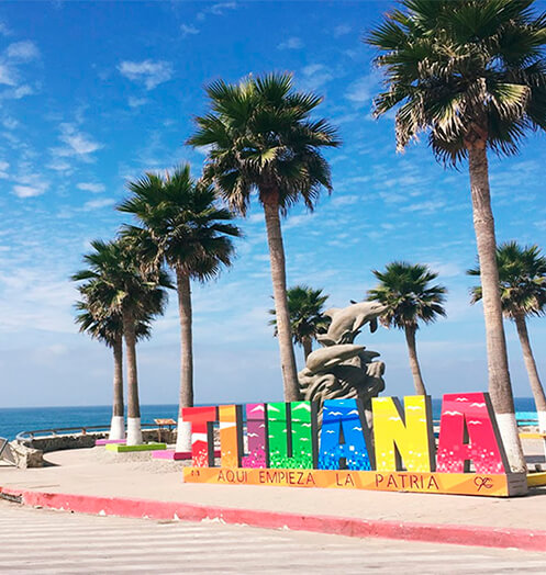 Letras en Playas de Tijuana